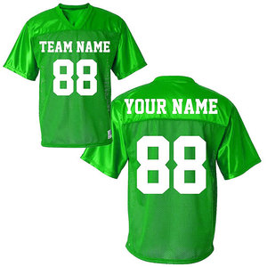 Camiseta de fútbol americano sublimada personalizada directa de fábrica, camisetas de fútbol americano de diseño personalizado de malla transpirable, novedad - Product Image 2