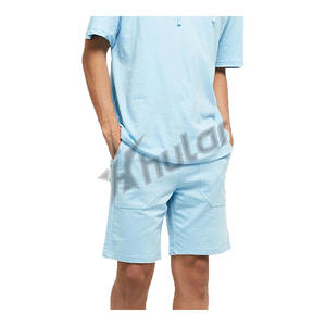 Pantalones cortos informales de Color sólido de algodón 2025 para hombre, pantalones trimestrales de tres puntos súper elásticos de verano a la moda - Product Image 2