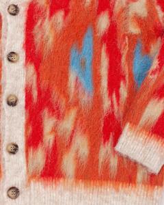 Fabricant de pull en tricot unisexe avec logo personnalisé Chandail à manches longues en laine pelucheuse tricotée en mohair OEM ODM chandail cardigans pour hommes - Product Image 4