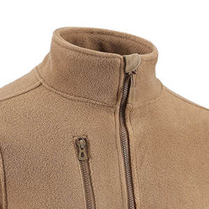 Men's Coyote Tan Tactical Fleece | 340 GSM Desert-Shield <b>Mid</b>-<b>Layer</b> | OEM Precision-Engineered Elite Style Gear - Product Image 5