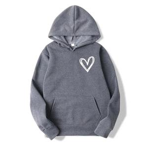 Sudadera con capucha minimalista sólida para mujer, manga larga, bolsillo frontal, ropa informal de uso diario para Otoño Invierno 2025, cuello con capucha, técnicas estampadas - Product Image 4