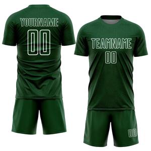 Ensemble de maillots de football personnalisés - Ensemble de maillots et de shorts unis pour adultes - Nom/numéro personnalisé, antibactérien et respirant - Product Image 2