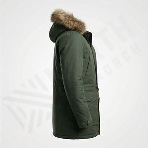 Veste parka pour homme fabriquée par le fabricant, tenue de qualité supérieure à manches longues, vêtements de rue tendance, vêtements thermiques chauds coupe-vent isolés - Product Image 3