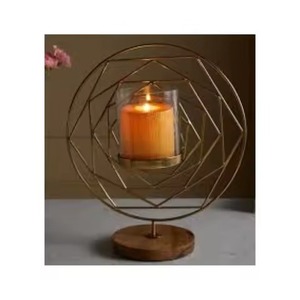 Bougeoir à bougie chauffe-plat en forme d'arbre en argent fait à la main pour la maison et les hôtels Décoration de lumières de Noël pour la chambre - Product Image 5