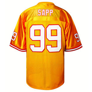 Venta al por mayor personalizado fútbol americano Jersey transpirable malla cosida Rugby camisetas uniforme sublimación Teamwear para la práctica del partido - Product Image 2