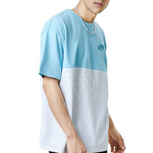 Uso al aire libre Color personalizado Hombres Boxy Fit Camiseta Transpirable Mejor diseño Hombres Boxy Fit Camiseta - Product Image 2