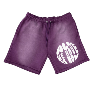 กางเกงขาสั้นผ้าย่นเป็นกรดสำหรับผู้ชายผ้าฝ้ายระบายอากาศได้ดีมีเชือกผูกเอวออกแบบโลโก้ได้ตามต้องการสำหรับใช้ในยิม - Product Image 3