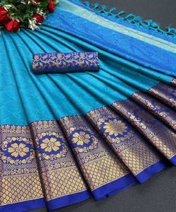 Beaux vêtements indiens traditionnels de créateur de Bollywood de Surat à bas prix Sari avec chemisier 1 minute Saree Fashion Ethnic - Product Image 5