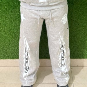 Nouveau Survêtement Homme Automne 2026 à Capuche Uni, Taille Élastique, Imprimé par Transfert Thermique, Séchage Rapide, 100% Coton, pour le Jogging – En Promotion - Product Image 4