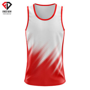 เสื้อกล้ามผู้ชาย,ระบายอากาศได้ดีทำจากผ้าฝ้าย100% โพลีเอสเตอร์ปากีสถานสำหรับออกกำลังกายยิมยิมปรับแต่งการฝึกอบรมพิมพ์โลโก้ทีมระเหิด - Product Image 6