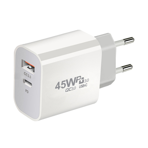 45W <span class=keywords><strong>USB</strong></span> C Sạc Nhanh 2 Cổng Tường Sạc Khối Pd 3.0 + Qc3.0 Power <span class=keywords><strong>Adapter</strong></span> Đối Với iPhone 16 15, Cho Galaxy S25 - Product Image 2