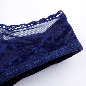 Reggiseno Push-up ricamato a tazza intera per grandi donne taglia 46 reggiseni con ferretto con motivo mutandine in pizzo che nasconde il grasso della schiena - Product Image 5