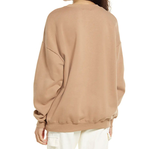 Durable Confortable Femmes Léger Sweat Pull Style Haute Qualité Solide Couleur Hiver Sweatshirts Pour Femmes - Product Image 3