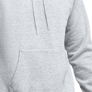 Sudadera con capucha de lana de mezcla de algodón 100% para hombre, jersey de calle ecológico con bordado básico sostenible, sudadera de otoño - Product Image 3