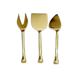 Nuevo diseño plateado estilo europeo hecho en India a precio mayorista esparcidor de queso de metal y juego de cuchillos para hoteles - Product Image 3
