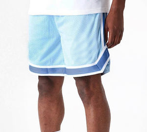 Pantalones Cortos Deportivos de Malla de Doble Capa con Logotipo Personalizado, de Alta Calidad, Secado Rápido, Transpirables, Talla Grande para Hombre - Product Image 6