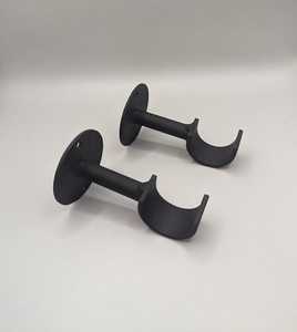 Supports de rideaux en fer durables pour les longues tringles à rideaux finition or vintage pour les schémas de décoration intérieure intemporels - Product Image 5