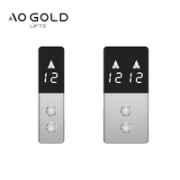 Panneau de commande d'ascenseur en acier de haute qualité populaire avec bouton tactile pour utilisation en villa