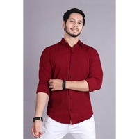 Kemeja Tuxedo Desainer Pria Berkualitas Tinggi Formal Bahan Spandex/Polyester yang Bernapas Tersedia untuk Ekspor dengan Harga Grosir