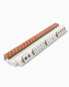 4 lớp Acrylic Mỹ mahjong trò chơi thiết lập tùy chỉnh tay sơn Burl gỗ hình ảnh trở lại 160 mahjongg gạch - Product Image 4