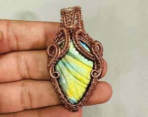 Collar con Colgante de Árbol de la Vida Chapado en Oro Hecho a Mano Estilo Vintage con Malaquita y Cadena de Eslabones para Hombres y Mujeres - Product Image 5