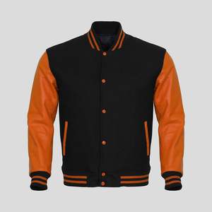 2024 Hip Hop Varsity Veste Hommes Femmes Automne Patchwork Couleur Bloc Coupe-Vent Manteaux Mode Lâche - Product Image 2