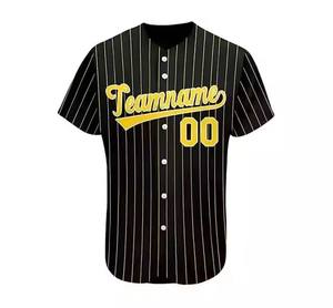 Wholesale Custom Sublimation Baseball Jerseys Teamwear Printed 100% Polyester Quick Dry Breathable Custom Logo Best Plus Size - Product Image 6