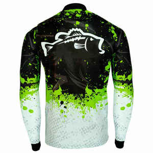 Vêtements de pêche derniers hommes mode Camouflage vêtements fabrication UV séchage rapide respirant chemises de pêche personnalisé Polyester matériel - Product Image 2