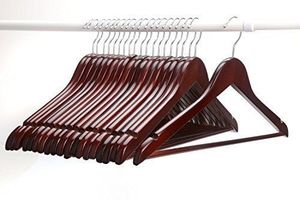 Perchas de Madera para Ropa y Bolsos, Venta al por Mayor, para Exhibir en Armarios o Baños - Product Image 2