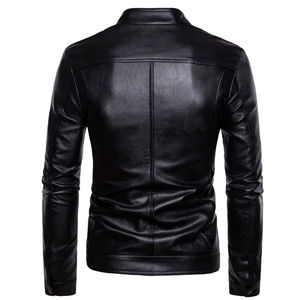 Chaqueta de Cuero Genuino para Hombre, Diseño Unisex con Bloques de Color, Alta Calidad, Cómoda, Modelo 2026 - Product Image 3