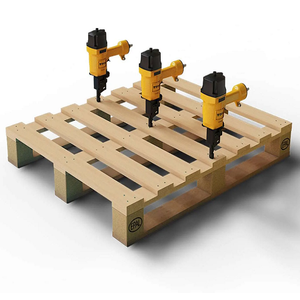 Palette en bois de qualité entrepôt 1000x800mm avec conception de blocs et compatibilité d'entrée à quatre voies - Product Image 3