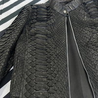 Blouson d'hiver D-Ride Moto en cuir véritable et toile noir, haute qualité, style vintage, col montant, à capuche, imperméable et coupe-vent