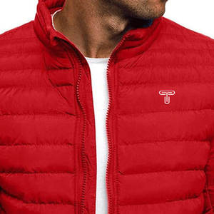 100% Polyester Zipper Puffer Veste Meilleure Vente Dernière Conception À Manches Longues Puffer Veste Avec Emballage Personnalisé Vêtements Pour Hommes - Product Image 3