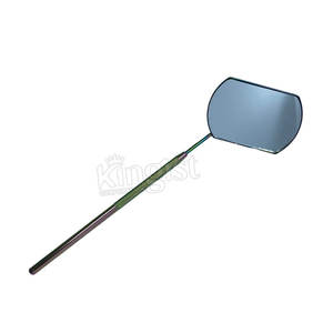 Pince à épiler russe professionnelle en acier inoxydable plaqué or et miroir, outil d'extension de cils avec logo personnalisé, emballée individuellement - Product Image 3