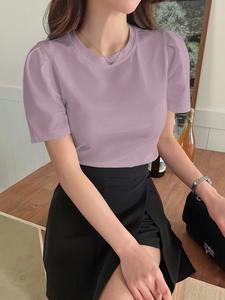 เสื้อยืดผ้าฝ้าย100% สำหรับผู้หญิงกำหนดได้เอง - Product Image 6