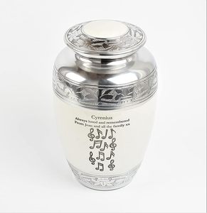 โกศอลูมิเนียมสำหรับงานศพโกศโลหะขี้เถ้าจากอินเดีย - Product Image 3