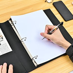 Chất lượng cao 3 Vòng chất kết <span class=keywords><strong>d</strong></span>ính PU da <span class=keywords><strong>D</strong></span> Vòng chất kết <span class=keywords><strong>d</strong></span>ính bìa bền máy tính xách tay tổ chức cho doanh nghiệp - Product Image 5