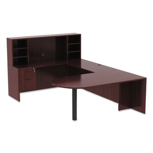 Bureau Alera Valencia Series D-Top ALEVA277236MY 71 pouces. X 35,5 pouces X 29,63 pouces Acajou 71 pouces X 35,5 pouces X 29,63 pouces - Product Image 5