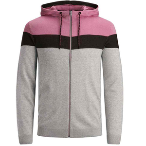 Sweat à capuche zippé de qualité supérieure pour hommes, nouvelle mode, manches longues, poches zippées côtelées, impression élégante, marque personnalisée de haute qualité pour l'automne - Product Image 3