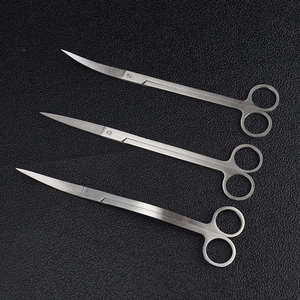Kit d'outils d'aquascaping en acier inoxydable pour aquarium - Qualité supérieure, réutilisable, hygiénique, ciseaux pour plantes, pinces, spatule, ensemble d'instruments - Product Image 2