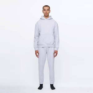 100% Cotton Material Customised Logo Printing Hoodie With <b>Trouser</b> Casual & Streetwear Style Tracksuit For Men Cotton Material - Product Image 1