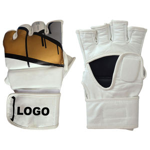 Gants de boxe en cuir pour hommes sur mesure, lacés, cousus, personnalisés, anti-rides, respirants, confortables, décontractés, pour adultes - Product Image 1