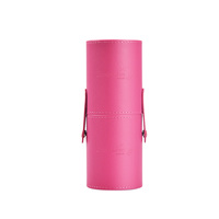 Boîte à pinceaux cosmétiques portable rose vegan Dongmei, vente chaude, avec poils synthétiques, en cuir PU, pour ranger les pinceaux de maquillage