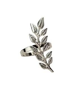 New Arrival Gold Napkin <b>Rings</b> Custom Metal Leaf Shape <b>Rings</b> for Napkins - Product Image 6