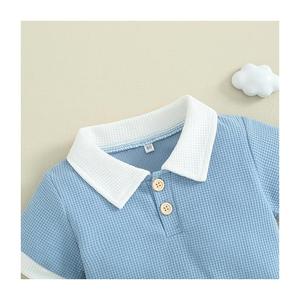 Nuevo conjunto de 2 piezas informal para niños de color sólido de alta calidad disponible, rizo francés, lo mejor de lo más vendido de Bangladesh, precio de fábrica - Product Image 4