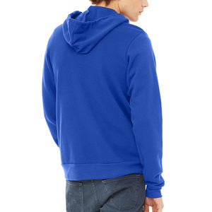 Sudaderas con Capucha para Hombre 2025, 100% Algodón, Corte Regular, con Cierre, Impermeables, Transpirables, Ropa de Invierno, Venta al Por Mayor, Impresión Digital, Teñido Liso - Product Image 2