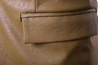 Blazer en cuir de vache et toile pour homme, veste d'hiver écologique, imperméable, réversible, respirante, veste de mode, costume, manteau