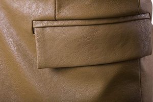 Jaket <span class=keywords><strong>Blazer</strong></span> kulit pria, <span class=keywords><strong>Blazer</strong></span> bisnis kasual musim semi musim gugur modis - Product Image 3