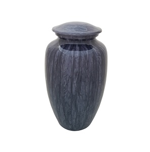Best Quality Cremation Urn Blue <b>Stone</b> Finished Metal Keepsake Adult Urn Manufacturer at Lowest Price - Product Image 1