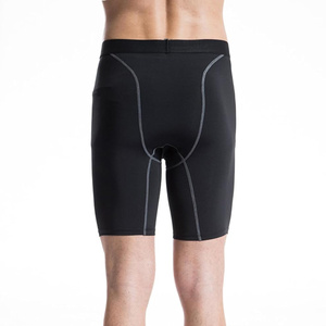 Shorts de compression personnalisés pour hommes en Spandex/Polyester, séchage rapide, taille élastique, coupe ajustée, support OEM, options de marque privée - Product Image 4